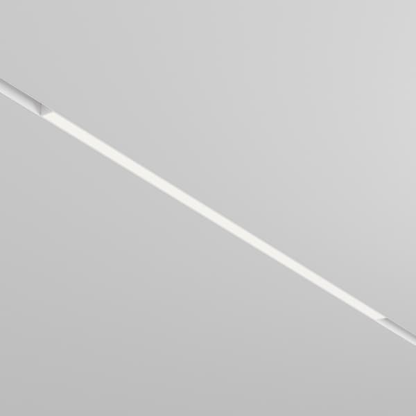 Vit linjär LED-spårlampa 30W BASIS Maytoni Technical