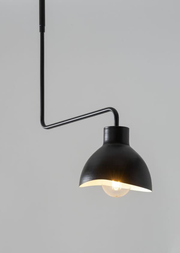 Loftlampe moderne minimalistisk sort til stuen Holi 1xE27 15W Sigma Lighting