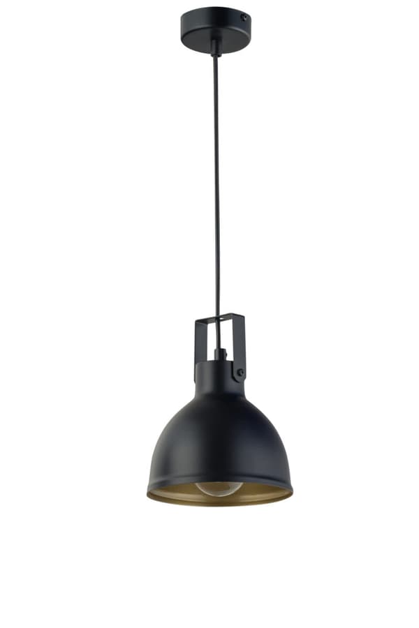 Dekorativ sort loft retro spotlight pendel Mars 1xE27 15W Sigma Lighting