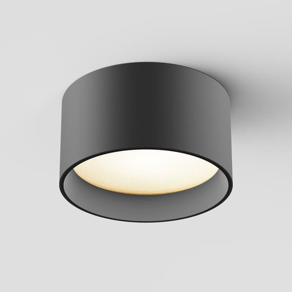 Loftspot sort rund Ø12cm LED 12W Vega Maytoni