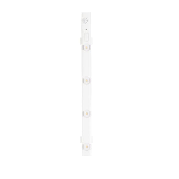 Eko-Light LED 0.3W möbelbelysning under skåp, avlång, batteridriven (AAA) med rörelsesensor