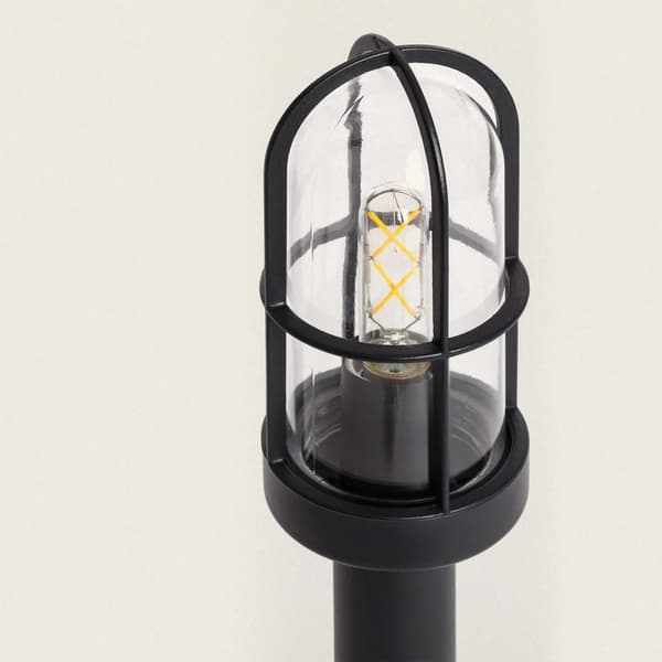 Udendørs havelampe, pæl, 60 cm, rustfrit stål, IP44 Abruzzo Marco E27