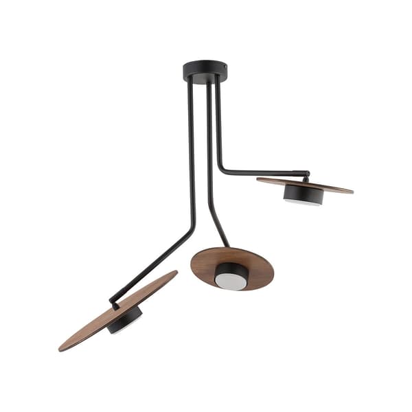 LED loftslampe Nowodvorski DISK sort, stål 7644
