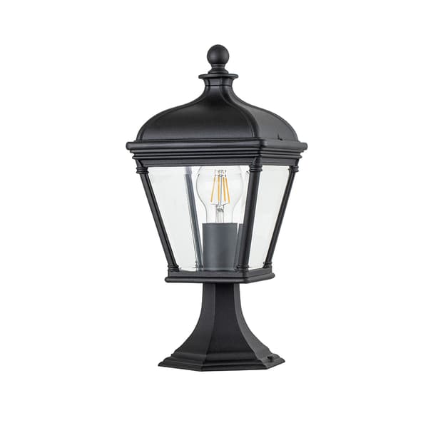 Klassisk udendørs standerlampe E27 60W Bayview Elstead
