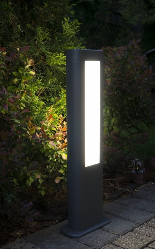 LED-ulkoseinävalaisin 8W tummanharmaa IP54 SU-MA Evo GL15404