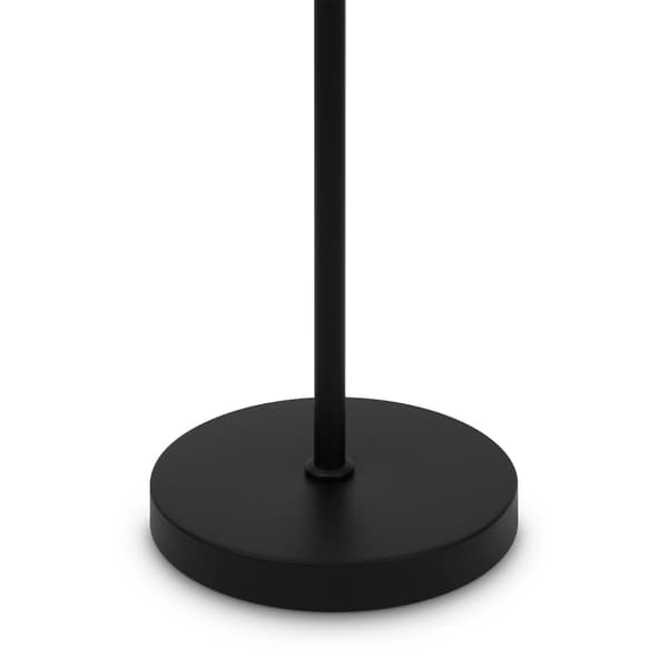 Gulvlampe sort, hvid kugle Ring Maytoni MOD013FL-01B