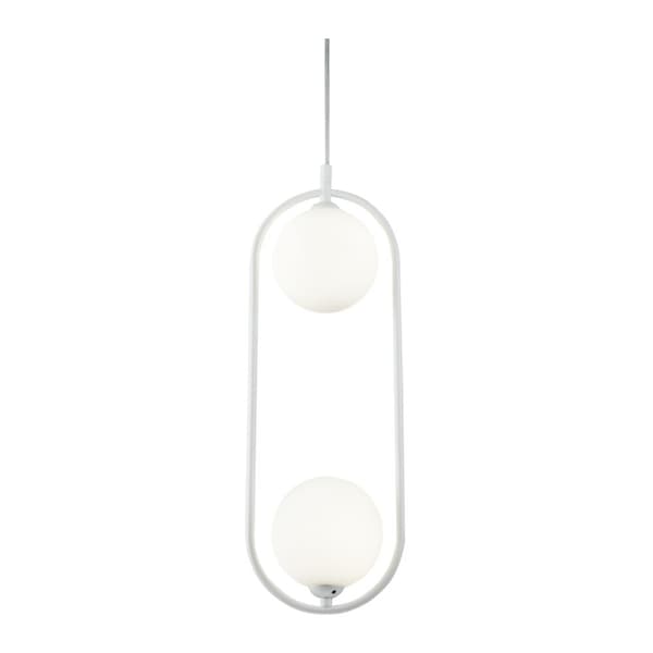 Pendellampe hvide kugler Ring Maytoni MOD013PL-02W