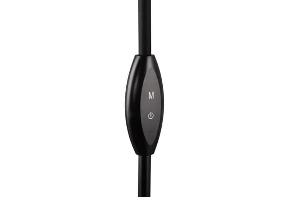 Moderne sort gulvlampe med fleksibel arm LED 5W TORO RL