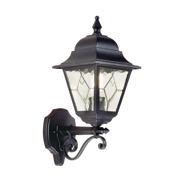 Norfolk 1xE27 musta ulkoseinävalaisin Elstead NR1-BLK