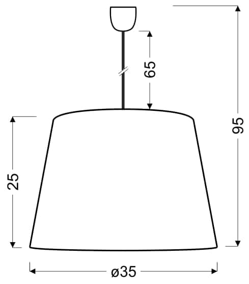 Candellux SWEET 31-07179 hvid pendel