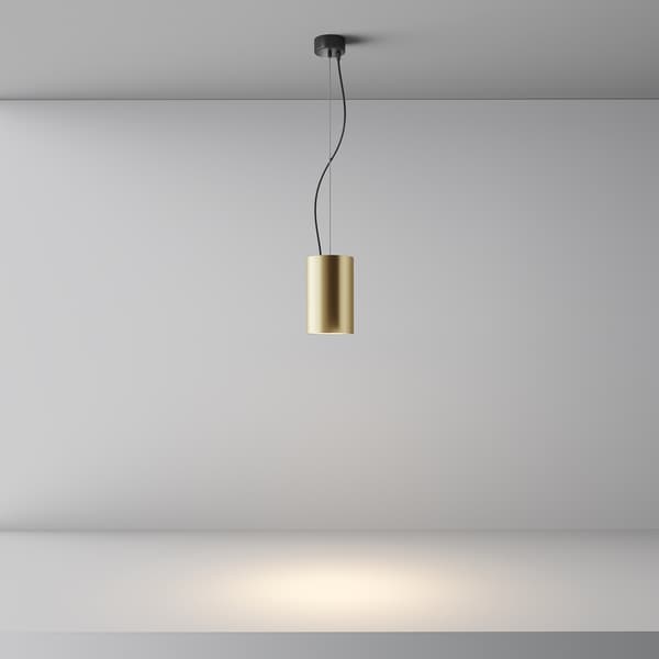 Sort guld rør pendel Ø10.5cm Efir LED 33W Maytoni