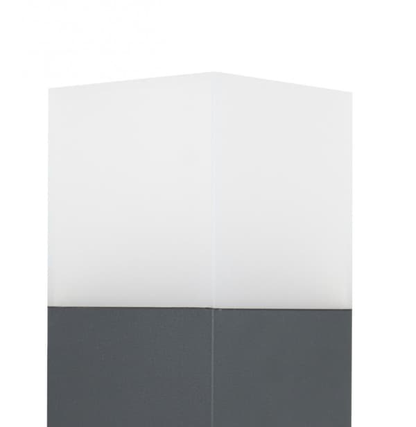 Lysstolpe 100 cm 1xE27 mørkegrå IP44 SU-MA Cube CB-MAX 1000 DG