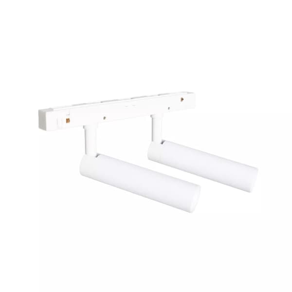 Magnetisk spotlight vit dubbelsystem ZIGBEE 10W 806lm 2700/5000K Maxlight