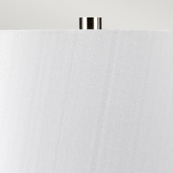 Bordslampa porslin silver Caesar E27 60W Elstead