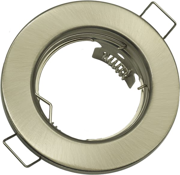 Loftlampe sølv satin GU10 rund ID-1050 Idealed