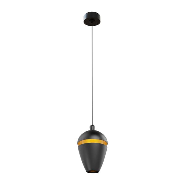 Sort agernformet pendel COMETSHINE LED 8W P0471 Maxlight