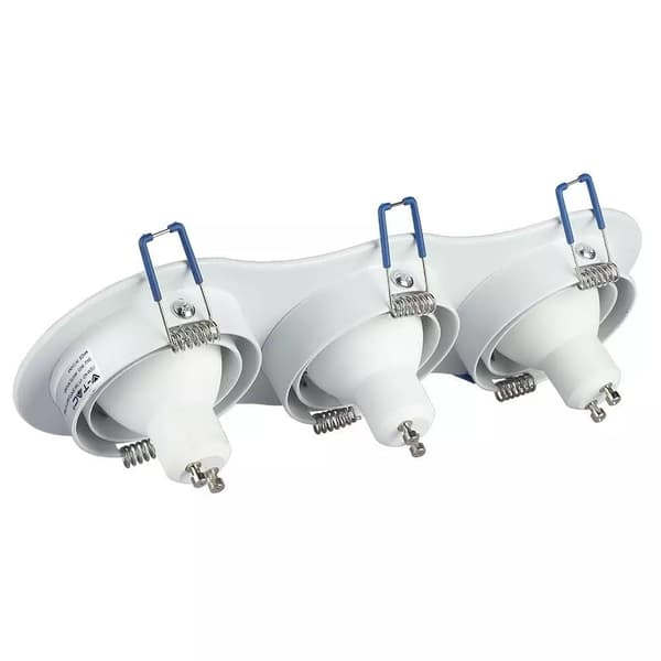 V-TAC 3xGU10 Rund Vit VT-784 Takspotlight
