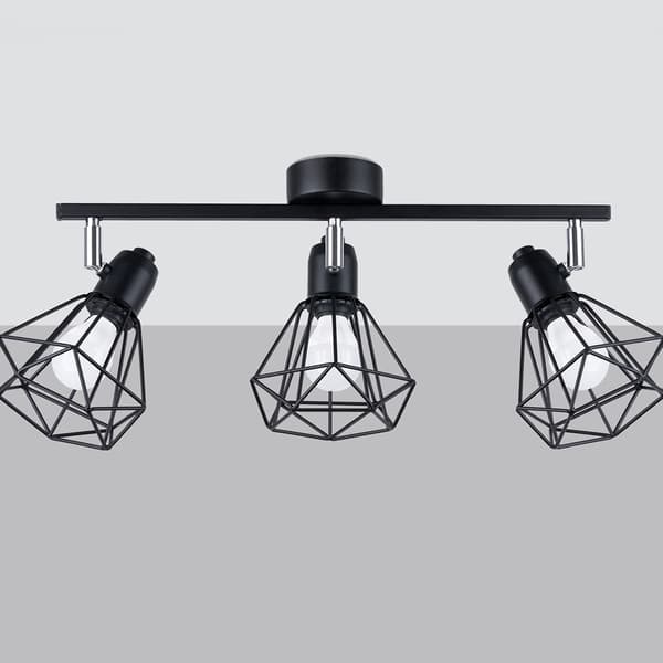Pure Lume SELARA industriel sort loftlampe PU.1107
