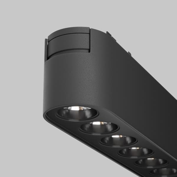 1-vaiheinen musta lineaarinen LED-kohdevalaisin 6W 3000K POINTS Maytoni Technical