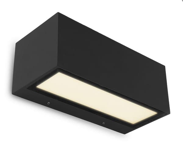 Ulkoseinävalaisin GEMINI musta Lutec 5189112012