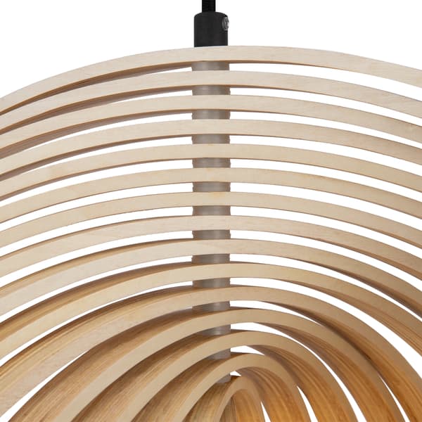 Sort pendel træringe Ø60cm Roots 1xE27 40W Maytoni