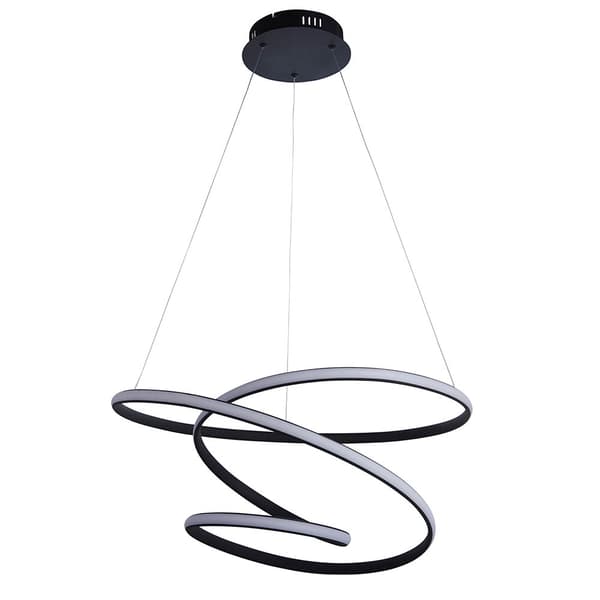 Moderne sort LED-pendellampe 47,5W DUNE Endon