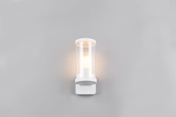 Moderni ulkoseinävalaisin valkoinen E27 28W BONITO RL