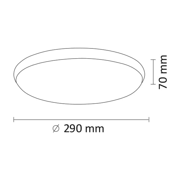 LED loftlampe 30 sort 4000K KERN 314918 Polux