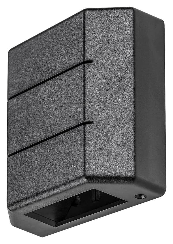 Ulkoseinävalaisin LED 6W Lippa musta 7319 Rabalux