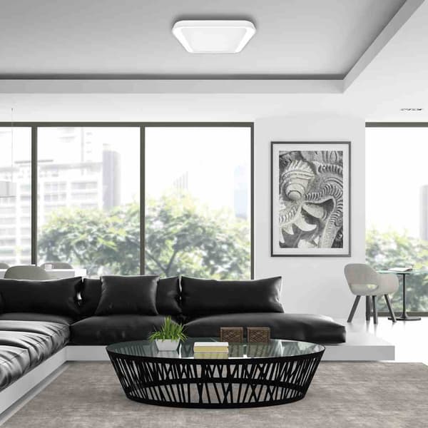 LED loftsplafond hvid 40x40cm QUADRO Milagro 7928