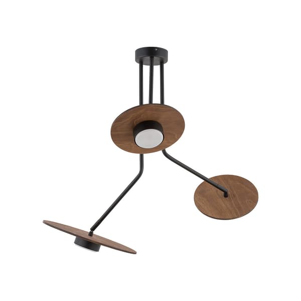 LED loftslampe Nowodvorski DISK sort, stål 7644
