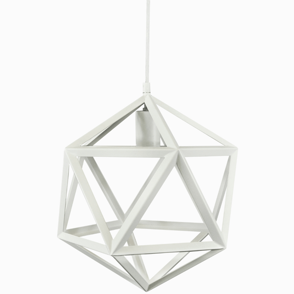 Vit taklampa E27 DENMARK 307002 Polux