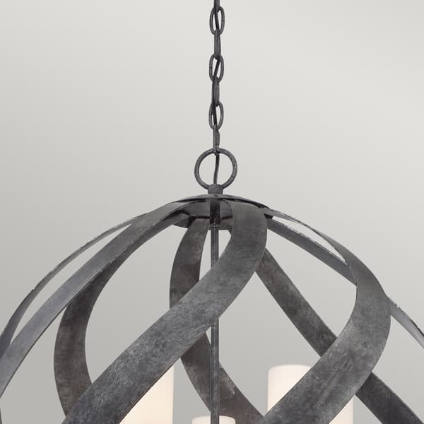 Suuri ulkokattovalaisin Vanha musta E14 40W Blacksmith Quintiesse