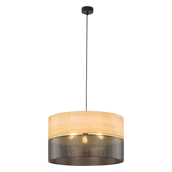 TK-Lighting 4798 sort træ pendel til bord