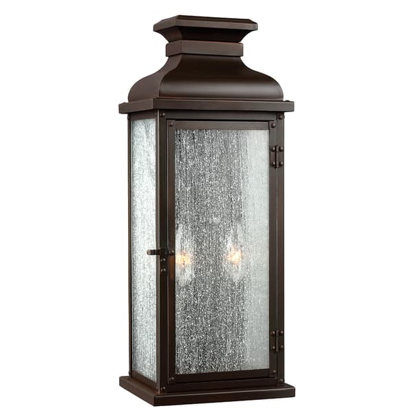 Retro utomhusvägglampa E14 60W Pediment Feiss