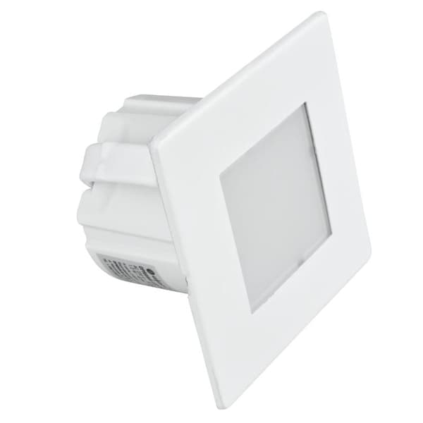 LED trappbelysning 1.2W fyrkantig vit DPM