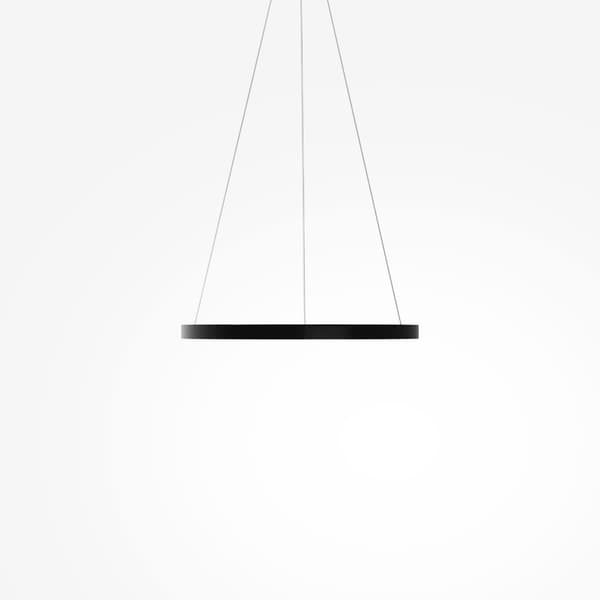Moderne sort-hvid ring LED pendellampe 36W RIM Maytoni