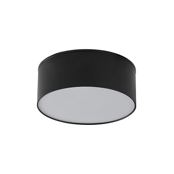 Loftspot sort rund Ø8cm neutral lysfarve LED 5W Solari Zuma Line