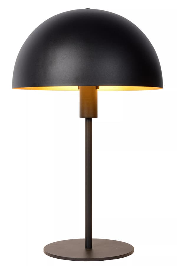 Bordlampe sort eklektisk E14 Siemon Lucide