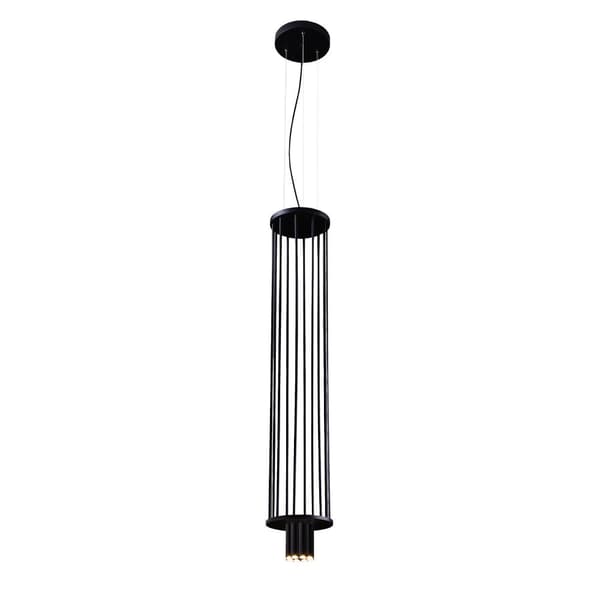 Moderne sort pendellampe IHI 8xG9 2.5W Dohar