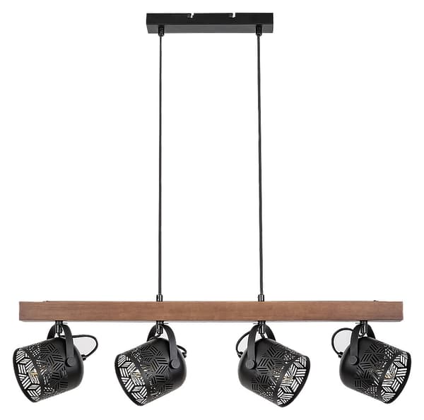 Industriel loftlampe E14 4x40W valnød farve 3300 Rotem Rabalux