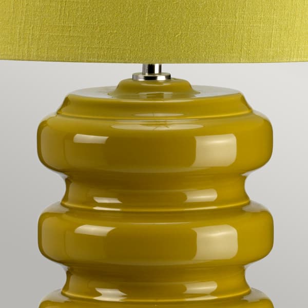 Bordslampa porslin lime 85 cm Contour E27 60W Elstead