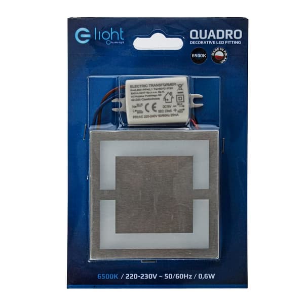 Trappelampe 1x0.6W LED QUADRO EKS0965 Eko-Light