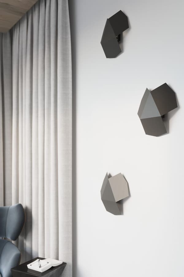 Væglampe TRE Sort Sollux Lighting SL.0425