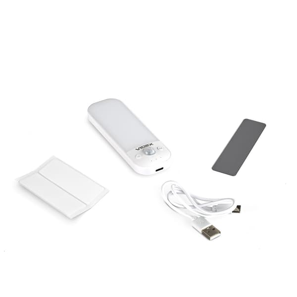 Trappelampe med USB-C genopladeligt batteri, bevægelsessensor, magnetisk montering Videx
