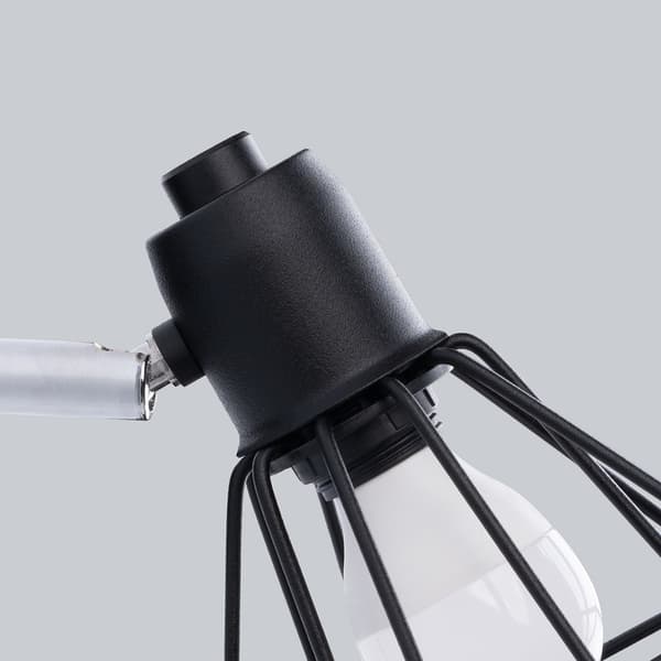 Væglampe Pure Lume SELARA industriel sort PU.1105