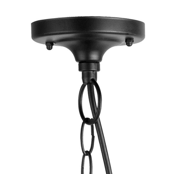 Udendørs pendellampe sort 1xE27 IGMA 311887 Polux