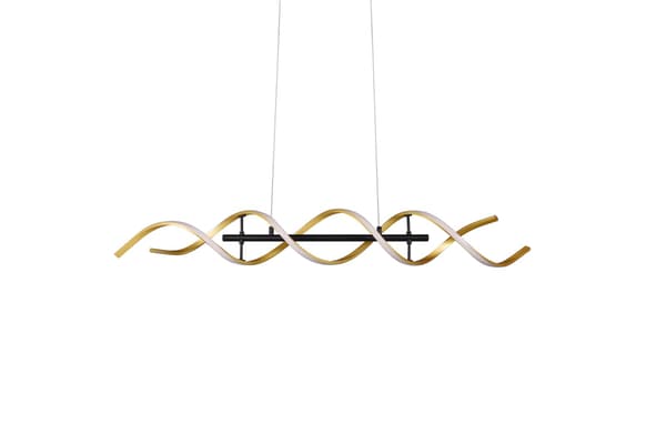 LED-pendellampa SEQUENCE guld Trio 341810208