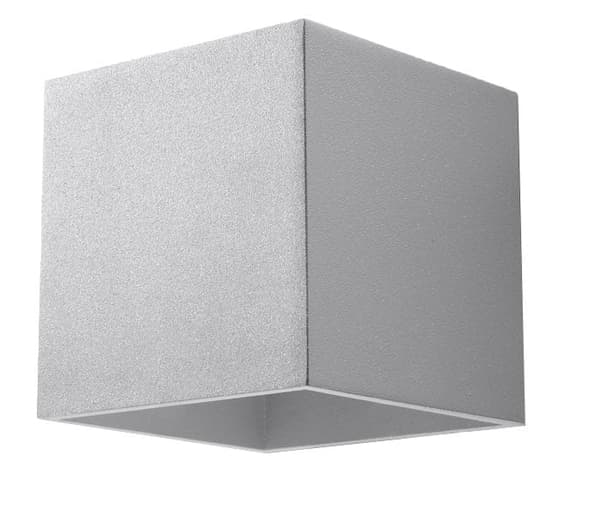 Væglampe QUAD 1 Grå Sollux Lighting SL.0058