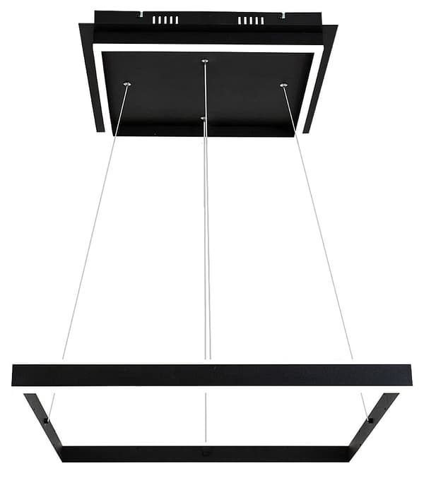 LED pendellampe 60W mat sort 3085 Quadro Rabalux